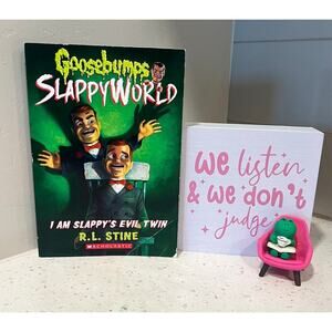 1st Edition #3 I Am Slappy's Evil Twin Goosebumps Slappyworld R.L. Stine 2017